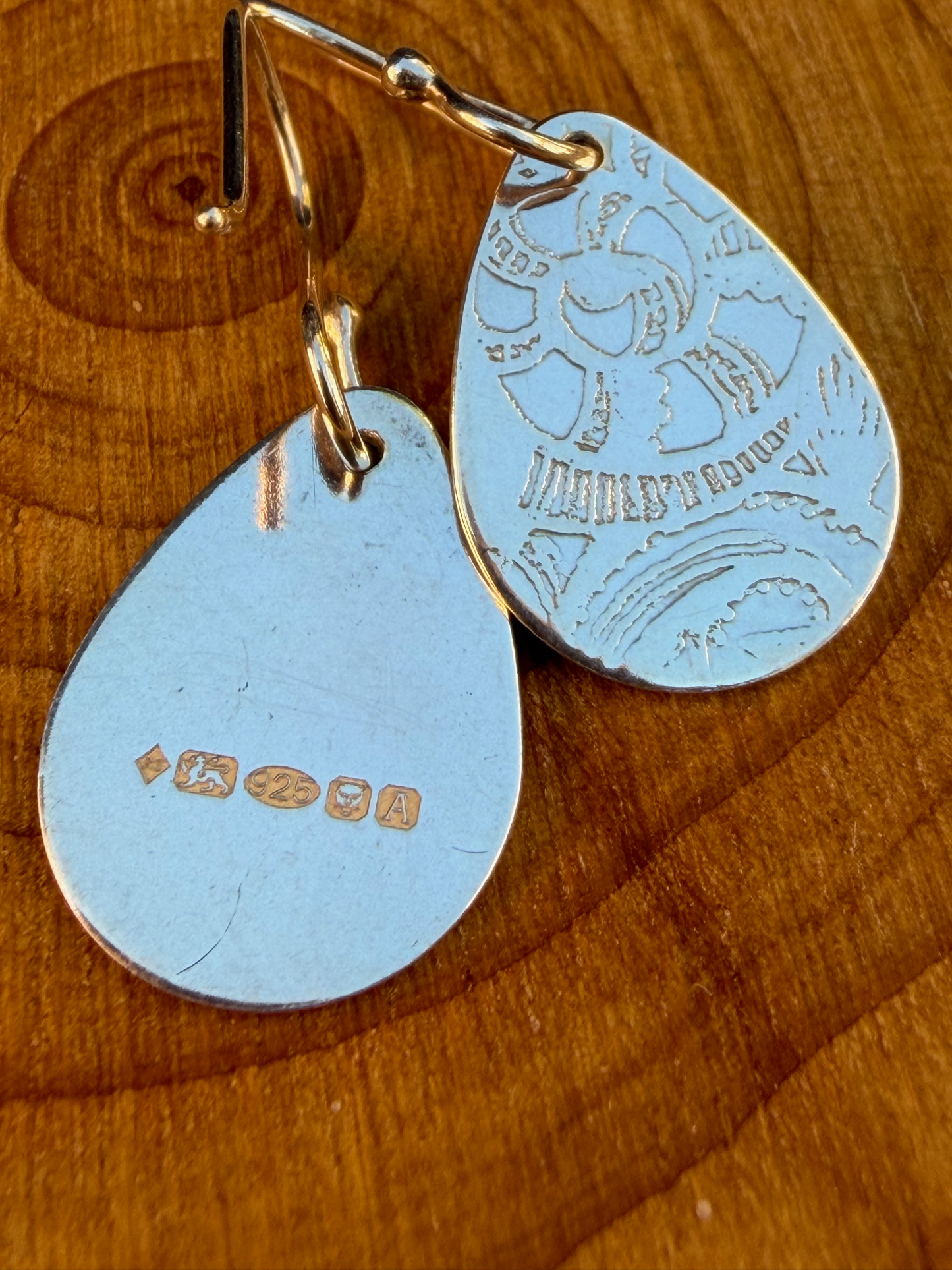 Sterling Silver Teardrop Earrings