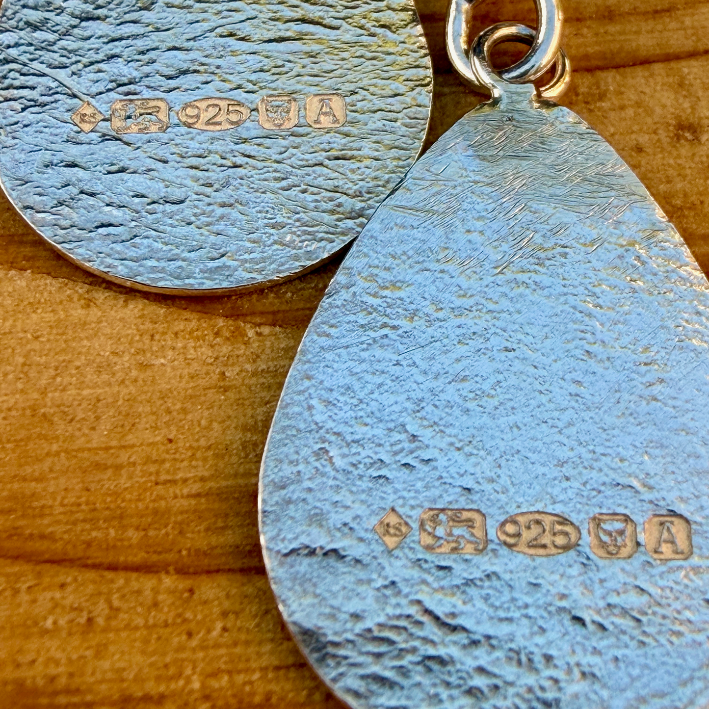 Sterling Silver Sunburst Drop Earrings