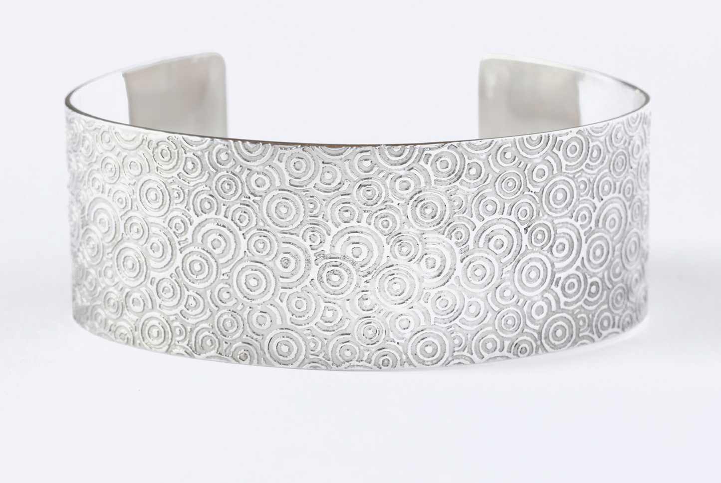 Geometric Circle Design Cuff