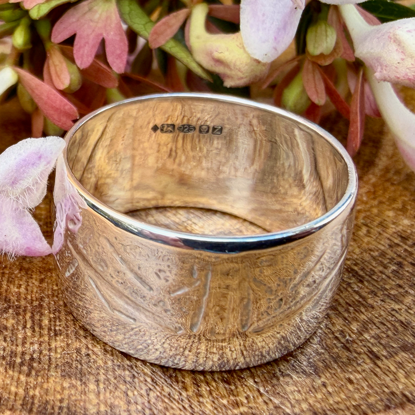 Shards etched ring