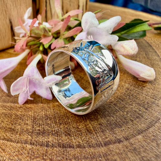 Shards etched ring