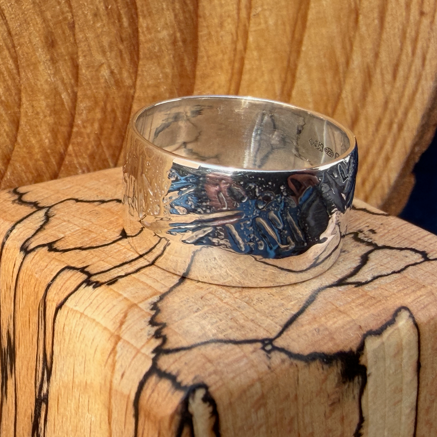 Shards etched ring