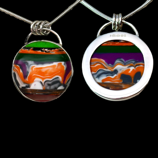 Orange Marble Pendant (xSavernake)